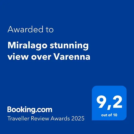 Miralago Stunning View Over Varenna Вилла